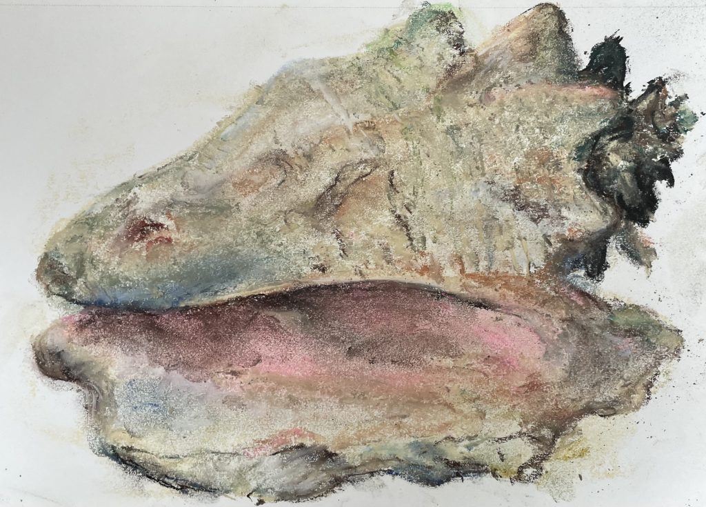 in Guadeloupe gemalt, Studie