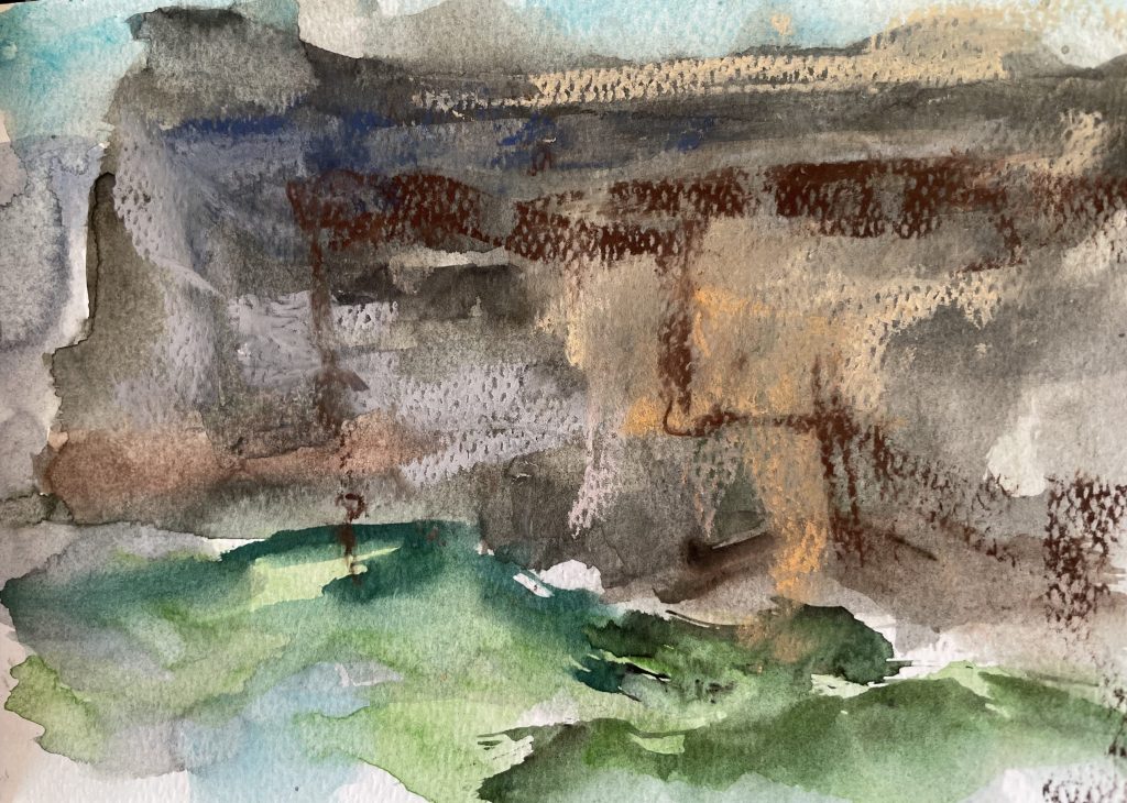 Klippen, Inishmaan, mixed media