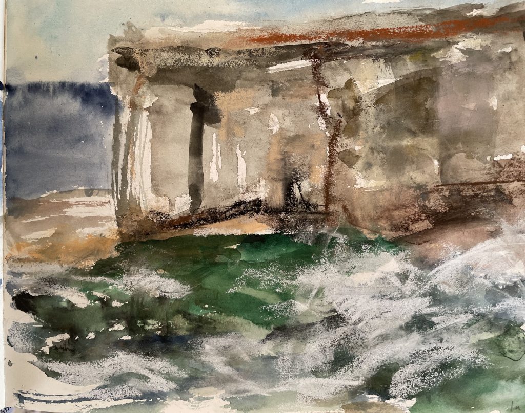 Klippen, Inishmaan, mixed media